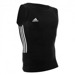 Francuski podkoszulek bokserski adidas. Czarne koszulki sportowe damskie Adidas, s, bez wzorów, bez ramiączek. Za 192.00 zł.