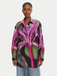 Desigual Koszula Orquidea Lacroix 25WWCW20 Kolorowy Relaxed Fit. Koszule damskie Desigual, m, bez wzorów, z bawełny, bez kołnierzyka, bez ramiączek. Za 459.99 zł.