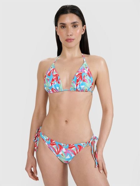 4F Góra od bikini damska - multikolor S. Bikini 4F, bez wzorów, z elastanu. W wyprzedaży za 29.99 zł.