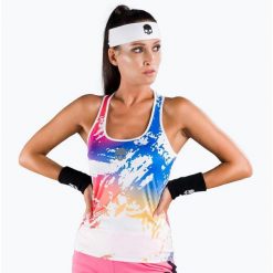 Koszulka tenisowa damska bez rękawów Hydrogen Brush Tank Top. Białe koszulki damskie HYDROGEN, l, bez wzorów, bez kołnierzyka, bez ramiączek. Za 333.00 zł.