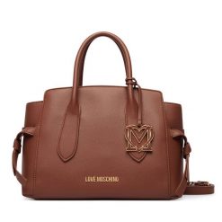 Torebka LOVE MOSCHINO. Brązowe torebki klasyczne damskie Love Moschino, bez dodatków. Za 1,009.00 zł.