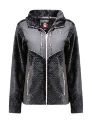 Canadian Peak Kurtka polarowa "Urenaeak" w kolorze czarnym rozmiar: S. Czarne kurtki damskie Canadian Peak, s, bez wzorów, z materiału, bez kaptura. Za 131.12 zł.