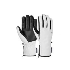 Rękawice narciarskie Reusch Tiffany R-TEX XT. Białe rękawiczki damskie REUSCH, bez wzorów. Za 426.00 zł.