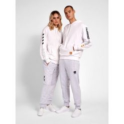 Bluza z kapturem Hummel Legacy Birk. Białe bluzy damskie Hummel, na wiosnę, xs, bez wzorów, z bawełny, z kapturem. Za 209.05 zł.