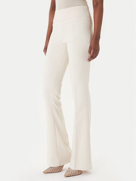 Rinascimento Spodnie materiałowe CFC0127876003 Beżowy Slim Fit. Brązowe spodnie materiałowe damskie Rinascimento, bez wzorów, z materiału. Za 257.99 zł.