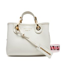 Torebka Emporio Armani. Białe torebki klasyczne damskie Emporio Armani, bez dodatków. Za 669.99 zł.