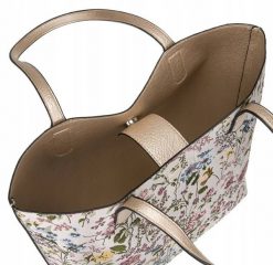 Shopperka j. różowa David Jones [DH] G-23124. Czerwone torebki klasyczne damskie David Jones, ze skóry ekologicznej, bez dodatków. Za 124.99 zł.