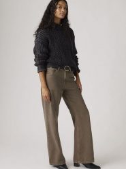 Levi's Sweter "Leilah" w kolorze czarnym rozmiar: M. Czarne swetry klasyczne damskie Levi's, m, z bawełny, bez kołnierzyka. Za 157.32 zł.