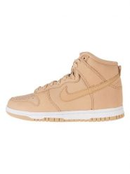 Nike Sneakersy "Dunk High Premium" w kolorze beżowym rozmiar: 36. Brązowe obuwie sportowe damskie Nike, z materiału, za kostkę, bez zapięcia. Za 206.91 zł.