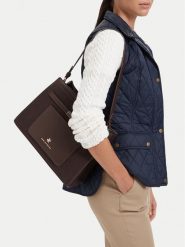 Beverly Hills Polo Club Torebka CEO-BHPC-C-018-10 Brązowy. Brązowe torebki klasyczne damskie Beverly Hills Polo Club, ze skóry, bez dodatków. Za 199.99 zł.