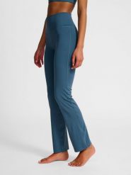 Spodnie legginsy z wysokim stanem dla kobiet Hummel. Brązowe legginsy damskie Hummel, s, bez wzorów, z elastanu, z podwyższonym stanem, na jogę i pilates. Za 207.25 zł.