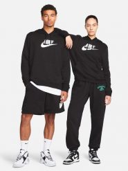 Nike Sportswear Bluza w kolorze czarno-białym rozmiar: XL. Białe bluzy damskie Nike Sportswear, xl, bez wzorów, z kapturem. Za 222.41 zł.