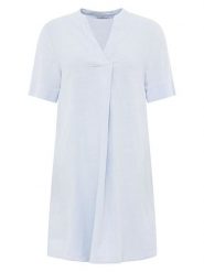 Zwillingsherz Sukienka w kolorze błękitnym rozmiar: onesize. Niebieskie sukienki damskie Zwillingsherz, bez wzorów, bez ramiączek. Za 113.99 zł.