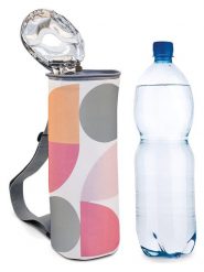 IRIS Barcelona Torba termiczna w kolorze białym ze wzorem na butelkę - wys. 28 x Ø 10 cm rozmiar: onesize. Białe torby sportowe IRIS Barcelona, bez wzorów, z materiału. Za 43.99 zł.