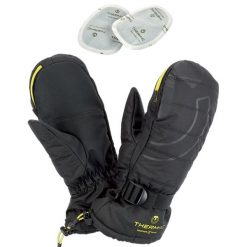 Mitenka grzewcza ski doroslych Therm-ic Warmer Ready Gloves kieszen na suwak. Czerwone rękawiczki damskie THERM-IC, bez wzorów, z poliesteru. Za 279.00 zł.