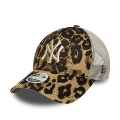 Czapka trucker damska New York Yankees New Era 9Forty Leopard. Brązowe czapki z daszkiem damskie New Era, bez wzorów, z bawełny. Za 187.50 zł.