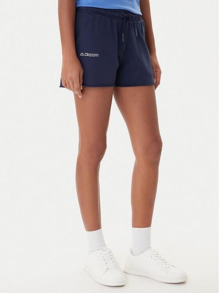 Kappa Szorty sportowe Fefra 351K2RW Granatowy Regular Fit. Niebieskie spodenki sportowe damskie Kappa, m, bez wzorów, z bawełny. Za 69.99 zł.