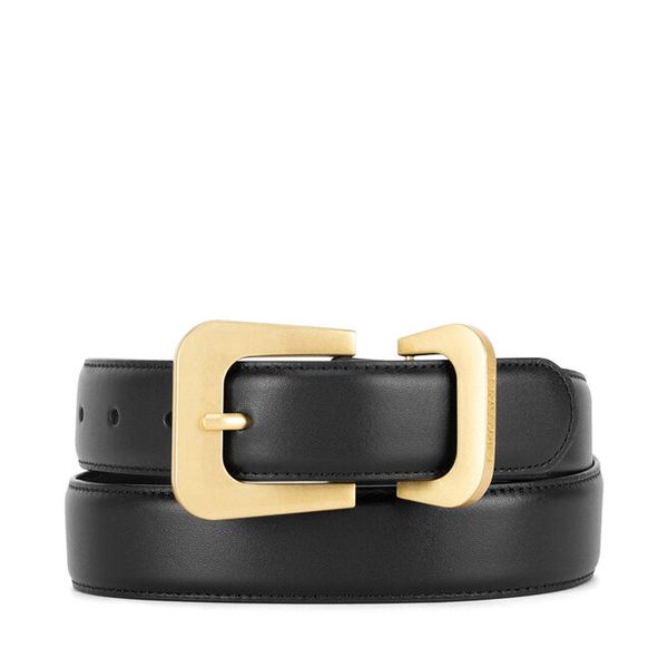 Pasek GINO ROSSI. Czarne paski damskie Gino Rossi, bez wzorów. Za 129.99 zł.