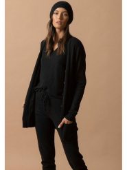 Perfect Cashmere Kaszmirowy kardigan "Pearl" w kolorze czarnym rozmiar: M. Czarne kardigany damskie Perfect Cashmere, m, bez wzorów, z kaszmiru. Za 418.26 zł.