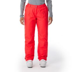 Spodnie narciarskie i snowboardowe damskie Wedze First Heat. Czerwone spodnie sportowe damskie QUECHUA, na zimę, m, bez wzorów, z materiału, narciarskie. Za 119.99 zł.