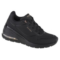 Buty sportowe Sneakersy damskie, Skechers Million Air-Elevated Air. Czarne obuwie sportowe casual damskie Skechers, z materiału, trekkingowe. Za 459.00 zł.