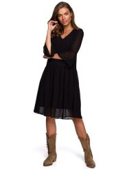 Stylove Sukienka w kolorze czarnym rozmiar: XXL. Czarne sukienki damskie Stylove, bez wzorów, bez ramiączek. Za 203.45 zł.