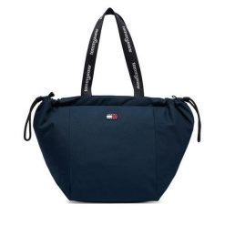 Torebka Tommy Jeans. Niebieskie torebki klasyczne damskie Tommy Jeans, z jeansu, bez dodatków. Za 329.99 zł.
