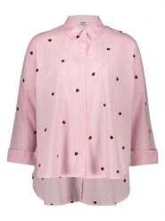 ONLY Koszula w kolorze jasnoróżowym rozmiar: L. Różowe koszule damskie Only, l, bez wzorów, z bawełny, bez kołnierzyka, bez ramiączek. Za 104.99 zł.