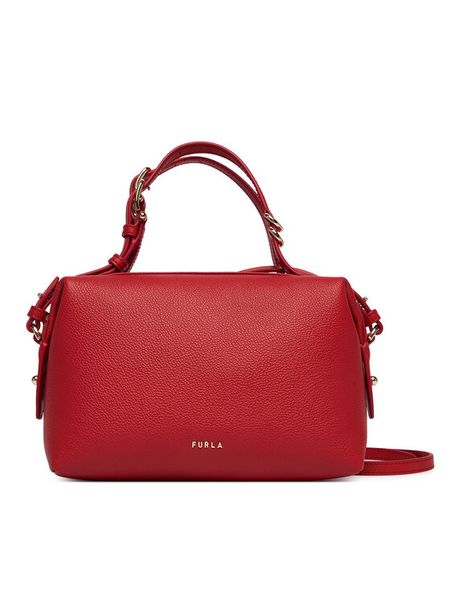 Furla Torebka Double Mini WE00870 BX3036 KH 4484S Czerwony. Czerwone torebki klasyczne damskie Furla, ze skóry, bez dodatków. Za 1,269.00 zł.