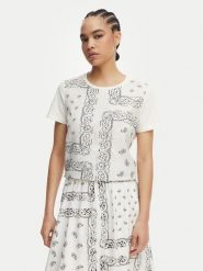 Weekend Max Mara T-Shirt Genio 2615941072 Biały Regular Fit. Białe t-shirty damskie Weekend Max Mara, l, bez wzorów, z bawełny, bez kołnierzyka. Za 659.99 zł.