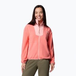 Bluza damska Columbia Sequoia Grove Full Zip. Brązowe bluzy damskie Columbia, bez wzorów, bez kaptura. Za 219.99 zł.