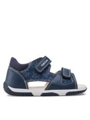 Geox Sandały B S. Tapuz B. B B250XB 0BCAW CB4F4 Granatowy. Niebieskie sandały chłopięce Geox, z materiału, bez zapięcia. Za 189.99 zł.