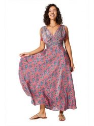 Aller Simplement Sukienka w kolorze różowo-turkusowym rozmiar: 34-40. Różowe sukienki damskie Aller Simplement, bez wzorów, klasyczne, bez ramiączek. Za 73.99 zł.