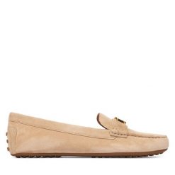 Mokasyny LAUREN RALPH LAUREN. Brązowe mokasyny damskie Lauren Ralph Lauren, bez obcasa. Za 689.99 zł.