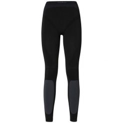 Spodnie termoaktywne narciarskie damskie Odlo EVOLUTION Warm, leggins. Czarne spodnie sportowe damskie ODLO, na zimę, s, bez wzorów, narciarskie. W wyprzedaży za 112.48 zł.