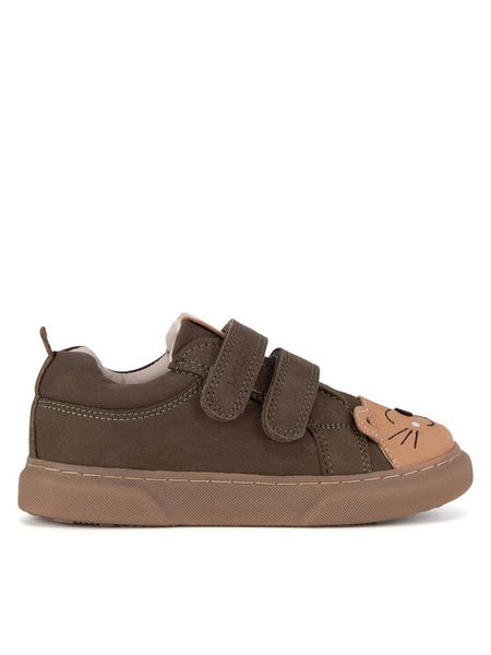 Lasocki Kids Sneakersy OCEANO CI12-3095-03(III)CH Khaki. Brązowe buty sportowe chłopięce Lasocki Kids, z nubiku, bez zapięcia. Za 139.99 zł.