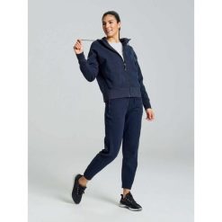 Bluza Z Kapturem Slam Deck Ws Fz Damskie. Niebieskie bluzy damskie SLAM, l, bez wzorów, z bawełny, z kapturem. Za 486.99 zł.