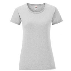 Kultowa Koszulka Damska. Szare bluzki damskie Fruit of the Loom, xl, bez wzorów, bez kołnierzyka, bez ramiączek. Za 37.99 zł.