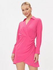 JDY Sukienka codzienna 15313028 Różowy Regular Fit. Czerwone sukienki damskie JDY, bez wzorów, z syntetyku, bez ramiączek. Za 49.99 zł.