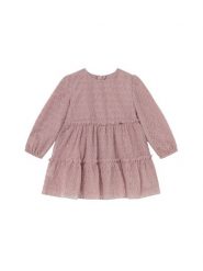 Mayoral Sukienka elegancka 2907 Różowy Regular Fit. Czerwone sukienki dziewczęce Mayoral, bez wzorów, z syntetyku, bez ramiączek. Za 169.99 zł.