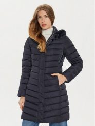 Geox Płaszcz zimowy Bettanie W4626H T3122 F1624 Granatowy Regular Fit. Niebieskie kurtki damskie Geox, na zimę, bez wzorów, z syntetyku, bez kaptura. Za 989.99 zł.