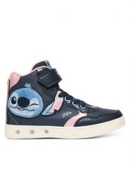 Geox Sneakersy J Skylin J568WH 0BCKN C0694 D Granatowy. Niebieskie trampki dziewczęce Geox, bez wzorów, ze skóry, bez zapięcia. Za 289.99 zł.