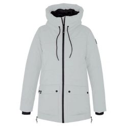 Płaszczyk kurtka turystyczna Hannah Rebeca. Szare kurtki damskie Hannah, bez wzorów, z puchu, bez kaptura. W wyprzedaży za 499.00 zł.