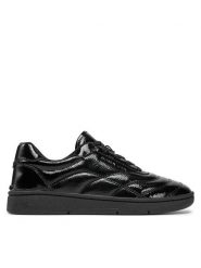 Michael Kors Sneakersy 43R5PIFS1A Czarny. Czarne obuwie sportowe damskie Michael Kors, z lakierowanej skóry, bez zapięcia. Za 539.99 zł.