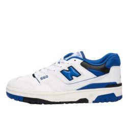 New Balance 550 White Blue. Niebieskie obuwie sportowe damskie New Balance, bez zapięcia. Za 843.21 zł.