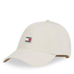 Czapka z daszkiem Tommy Jeans. Czapki z daszkiem damskie Tommy Jeans, bez wzorów, z jeansu. Za 89.99 zł.