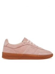 BOSS Sneakersy Brenta 50536645 Różowy. Czerwone obuwie sportowe damskie Boss, ze skóry, bez zapięcia. W wyprzedaży za 619.99 zł.