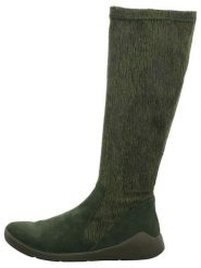 Think! Skórzane kozaki "Duene" w kolorze zielonym rozmiar: 39. Zielone kozaki damskie Think!, na zimę, bez obcasa, bez zapięcia. Za 424.06 zł.