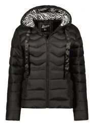 Geographical Norway Kurtka pikowana "Bonita" w kolorze czarnym rozmiar: XXL. Czarne kurtki damskie Geographical Norway, xxl, bez wzorów, bez kaptura. Za 140.20 zł.