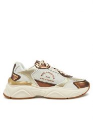 KARL LAGERFELD Sneakersy Komet KL65638M Złoty. Żółte obuwie sportowe damskie KARL LAGERFELD, ze skóry, bez zapięcia. Za 589.99 zł.